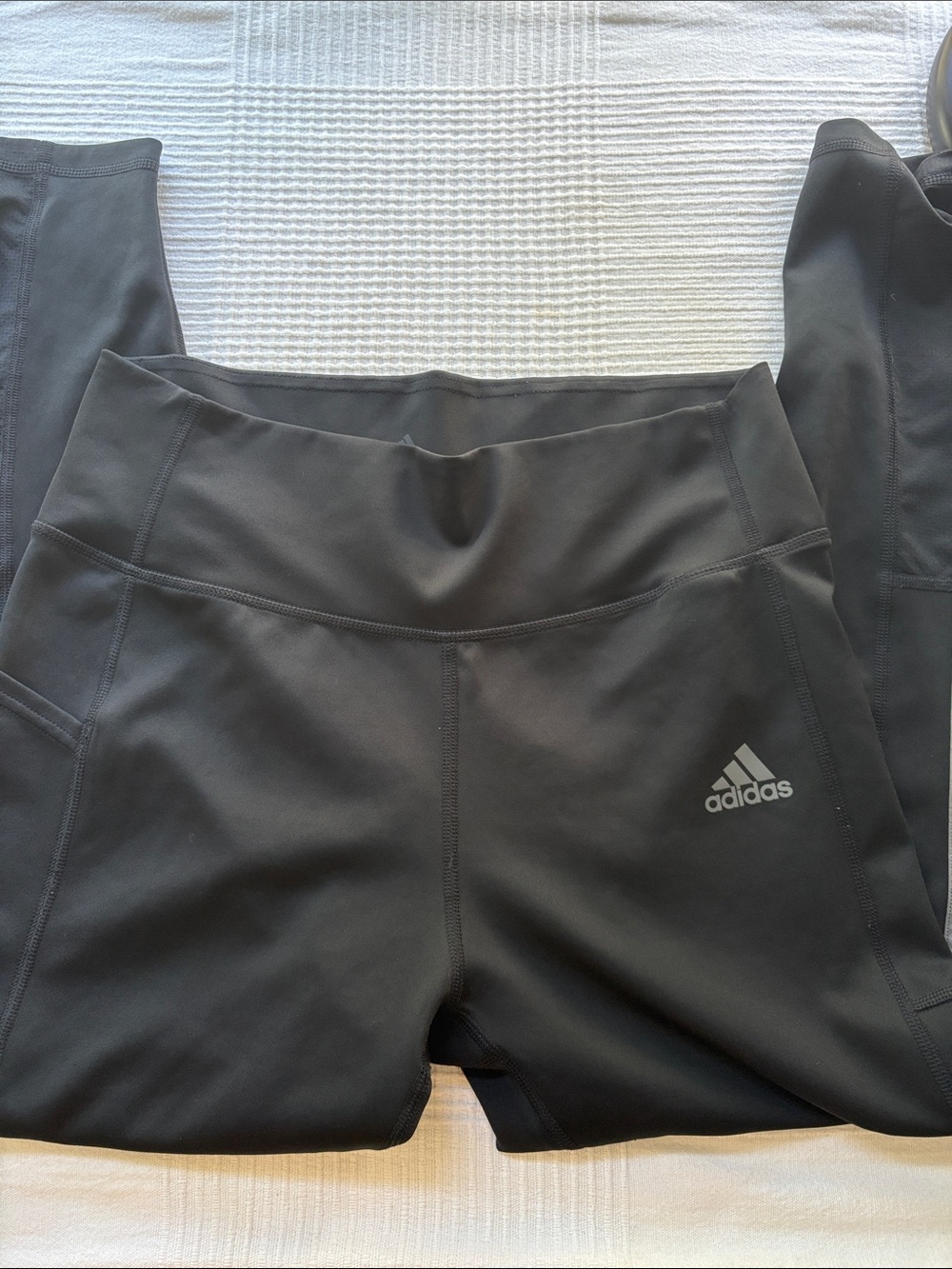adidas Black Women's High-Rise Workout Leggings